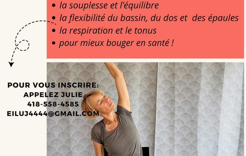 Yoga sur chaise
