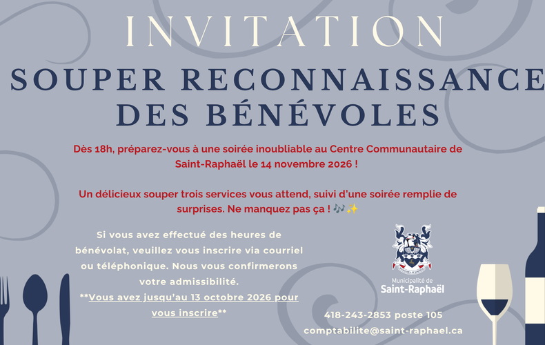 Avis aux bénévoles